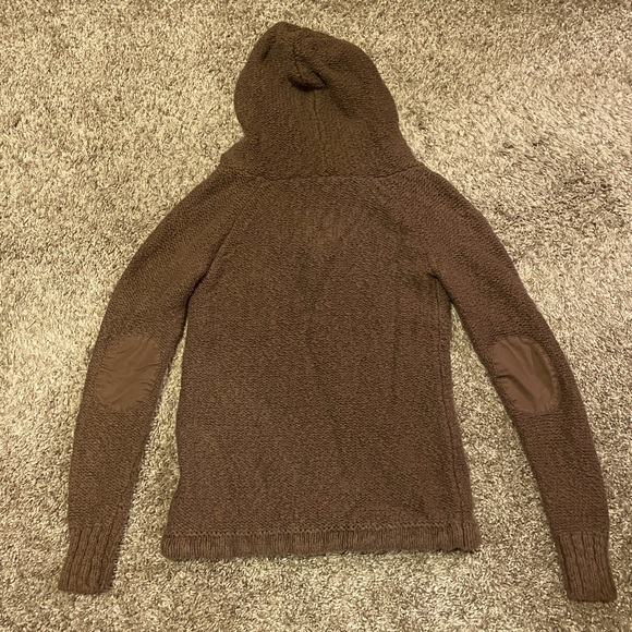 Old Navy Womens XS Brown Hooded Sweater - Picture 2 of 7